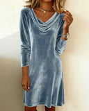 Clara | Løstsiddende Fløjls­kjole