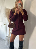 Milijana | Elegantni Rebrasti Pleteni Set