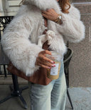 Ivana | Oversized Kaput od Veštačkog Krzna