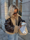 Ana | Aviator Jakna od Eko Kože