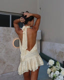 Rada | Elegantna Halter Mini Haljina