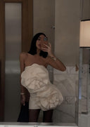 Agata | Romantična Mini Haljina bez Bretela