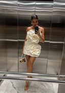 Agata | Romantična Mini Haljina bez Bretela