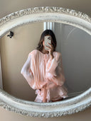 Ljubica | Lepršava Mini Haljina sa Vezivanjem