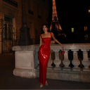 Angelina | Figura-Prateća Sjajna Haljina