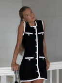 Andreja | Klasična Haljina sa Perlama