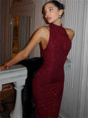 Evica | Sjajna Šljokičasta Haljina