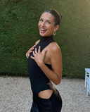 Zorka | Cut-Out High Neck Maxi Dress