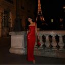 Angelina | Figura-Prateća Sjajna Haljina