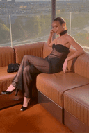 Svetlana | Elegantna Sparkly Mrežasta Haljina