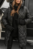 Leposava | Vatteret Vinterfrakke med Hætte