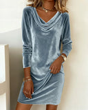 Clara | Løstsiddende Fløjls­kjole