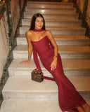 Anđelika | Strapless Maksi Večernja Haljina