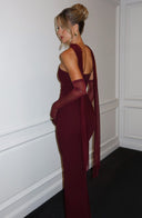 Stojanka | Graciozna Satenska Haljina