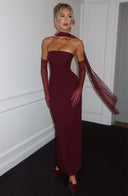 Stojanka | Graciozna Satenska Haljina